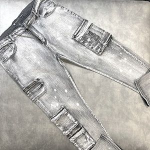 WAIMEA JEANS - DISTRESSED - GRAYISH BLACK